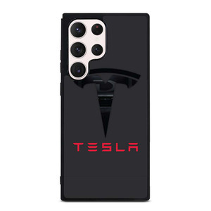 TESLA MOTORS BLACK ICON Samsung Galaxy S23 Ultra Case Cover