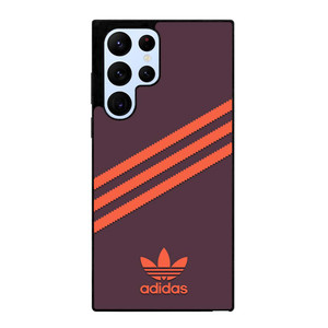 ADIDAS ORIGINALS STRIPES PURPLE ORANGE Samsung Galaxy S22 Ultra Case Cover