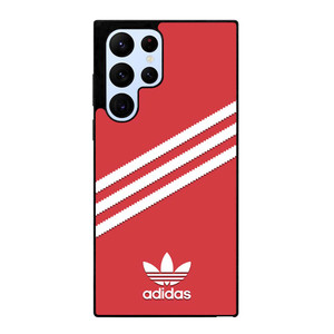 ADIDAS ORIGINALS STRIPES SCARLET RED Samsung Galaxy S22 Ultra Case Cover