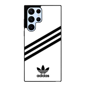 ADIDAS ORIGINALS STRIPES WHITE BLACK Samsung Galaxy S22 Ultra Case Cover