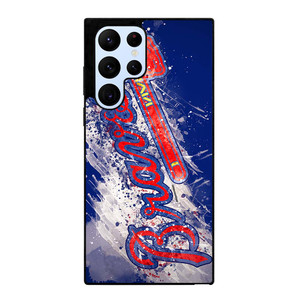 ATLANTA BRAVES ART LOGO Samsung Galaxy S22 Ultra Case Cover