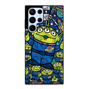 DISNEY TOY STORY ALIEN ART GLASS Samsung Galaxy S22 Ultra Case Cover