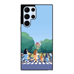 HEELERS FAMILY BLUEY CARTOON ABBEY ROAD Samsung Galaxy S22 Ultra Case Cover