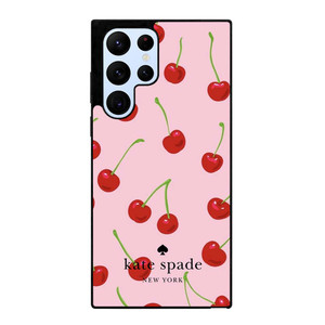 KATE SPADE NEW YORK LOGO CHERRY ICON Samsung Galaxy S22 Ultra Case Cover