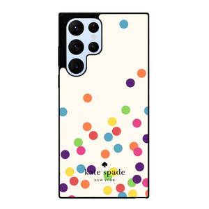 KATE SPADE NEW YORK LOGO COLORFUL POLKADOTS ICON Samsung Galaxy S22 Ultra Case Cover