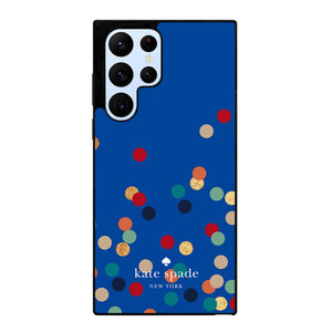 KATE SPADE NEW YORK LOGO SPARKLE POLKADOTS ICON Samsung Galaxy S22 Ultra Case Cover