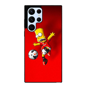 MANCHESTER UNITED BART SIMPSON Samsung Galaxy S22 Ultra Case Cover