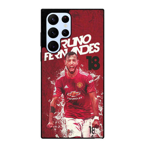 MANCHESTER UNITED BRUNO FERNANDES Samsung Galaxy S22 Ultra Case Cover