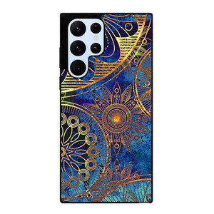 MANDELA BLUE GOLD PATTREN Samsung Galaxy S22 Ultra Case Cover