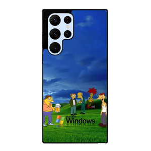 MICROSOFT WINDOWS THE SIMPSONS Samsung Galaxy S22 Ultra Case Cover