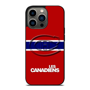 MONTREAL LES CANADIENS STRIPED LOGO iPhone 13 Pro Case Cover