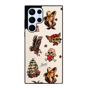 SAILOR JERRY TATTOO PATTERNS Samsung Galaxy S22 Ultra Case Cover