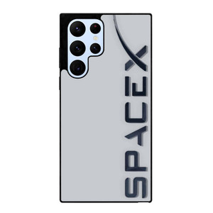 SPACE X LOGO GREY Samsung Galaxy S22 Ultra Case Cover