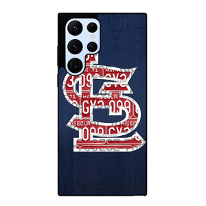 ST. LOUIS CARDINALS BASEBALL WOODEN LOGO Samsung Galaxy S22 Ultra Case Cover
