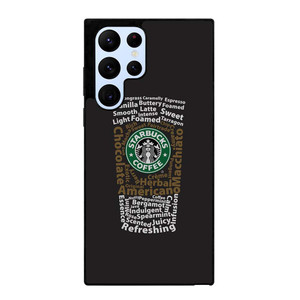 STARBUCKS COFFEE ART TYPOGRAPHY Samsung Galaxy S22 Ultra Case Cover