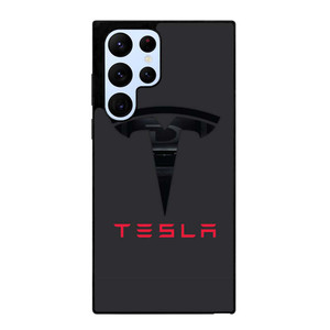 TESLA MOTORS BLACK ICON Samsung Galaxy S22 Ultra Case Cover