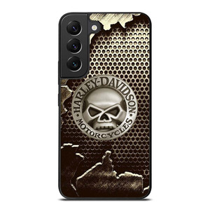 HARLEY DAVIDSON MOTORCYCLES METAL SKULL LOGO Samsung Galaxy S22 Plus Case Cover