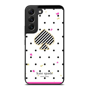 KATE SPADE NEW YORK LOGO POLKADOTS ICON Samsung Galaxy S22 Plus Case Cover