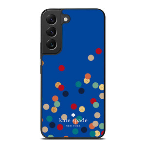 KATE SPADE NEW YORK LOGO SPARKLE POLKADOTS ICON Samsung Galaxy S22 Plus Case Cover