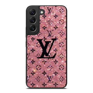 LOUIS VUITTON LV LOGO PINK SPARKLE Samsung Galaxy S22 Plus Case Cover