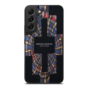 MARCELO BURLON COUNTY OF MILAN LOGO Samsung Galaxy S22 Plus Case Cover