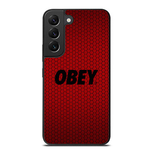 OBEY CLOTHING LOGO RED CARBON Samsung Galaxy S22 Plus Case Cover