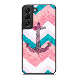 PAISLEY TRIBAL NAUTICAL ANCHOR Samsung Galaxy S22 Plus Case Cover