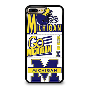 MICHIGAN WOLVERINES STICKER COLLAGE iPhone 7 / 8 Plus Case Cover