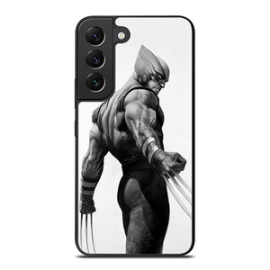 WOLVERINE X-MEN BLACK WHITE ART Samsung Galaxy S22 Plus Case Cover