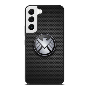 AGENTS OF SHIELD MARVEL LOGO METAL Samsung Galaxy S22 Case Cover