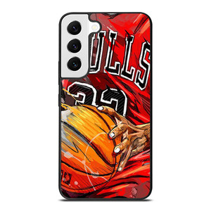 CHICAGO BULLS TEAM BASKETBALL ART Samsung Galaxy S22 Case Cover