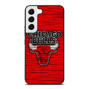 CHICAGO BULLS WOODEN RED LOGO Samsung Galaxy S22 Case Cover