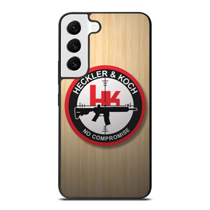 HECKLER AND KOCH WOODEN LOGO Samsung Galaxy S22 Case Cover