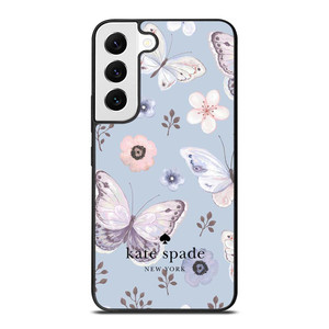 KATE SPADE NEW YORK LOGO BUTTERFLY PATTERN Samsung Galaxy S22 Case Cover