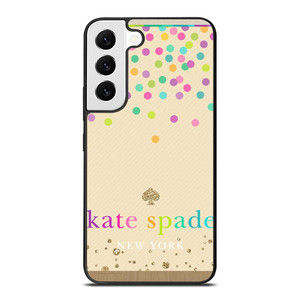 KATE SPADE NEW YORK LOGO COLORFUL POLKADOTS Samsung Galaxy S22 Case Cover