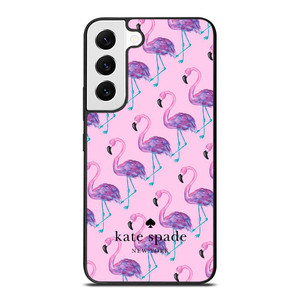 KATE SPADE NEW YORK LOGO FLAMENGOS PATTERN Samsung Galaxy S22 Case Cover