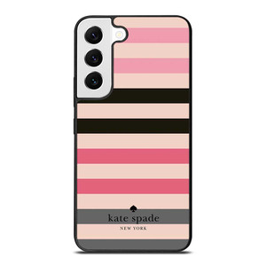 KATE SPADE NEW YORK LOGO STRIPES PATTERN Samsung Galaxy S22 Case Cover