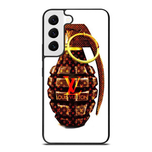 LOUIS VUITTON LV LOGO GOLDEN GRENADE Samsung Galaxy S22 Case Cover