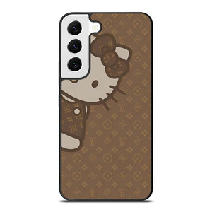 LOUIS VUITTON LV PATTERN LOGO HELLO KITTY Samsung Galaxy S22 Case Cover