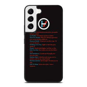 LYRICS OF TWENTY ONE PILOTS Samsung Galaxy S22 Case Cover