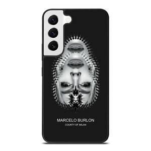MARCELO BURLON MILAN UPSIDE DOWN FACE Samsung Galaxy S22 Case Cover