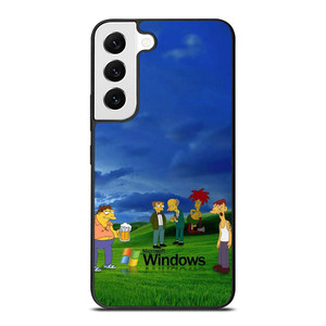 MICROSOFT WINDOWS THE SIMPSONS Samsung Galaxy S22 Case Cover