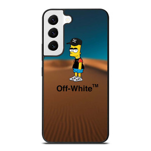 OFF WHITE BART SIMPSONS Samsung Galaxy S22 Case Cover