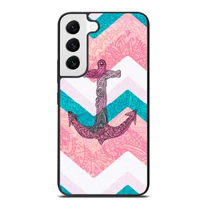 PAISLEY TRIBAL NAUTICAL ANCHOR Samsung Galaxy S22 Case Cover