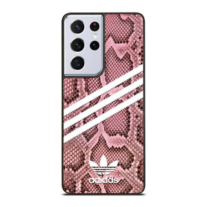 ADIDAS ORIGINALS STRIPES PINK SNAKE SKIN Samsung Galaxy S21 Ultra Case Cover