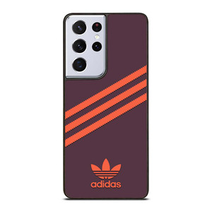 ADIDAS ORIGINALS STRIPES PURPLE ORANGE Samsung Galaxy S21 Ultra Case Cover