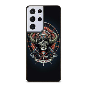 AFFLICTION INDIAN SKULL Samsung Galaxy S21 Ultra Case Cover