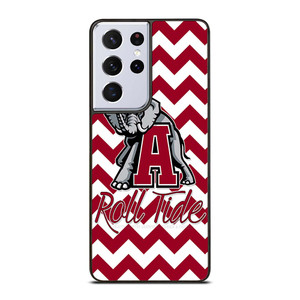 ALABAMA CRIMSON TIDE STRIP ROLL Samsung Galaxy S21 Ultra Case Cover