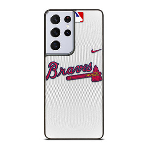 ATLANTA BRAVES ICON MLB BASEBALL TEAM LOGO Samsung Galaxy S21 Ultra Case Cover