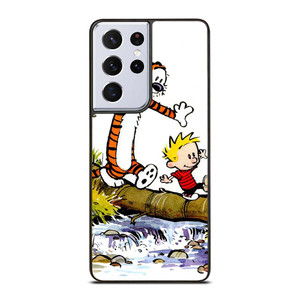 CALVIN AND HOBBES CARTOON Samsung Galaxy S21 Ultra Case Cover
